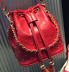 Image of Drawstring Bucket Bag Crossbody Messenger Bags Designer Handbag