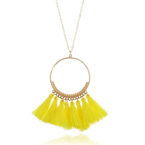 Image of Bohemian Tassel Necklace