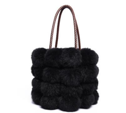 Image of Rabbit Fur Handbag