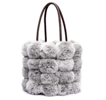 Image of Rabbit Fur Handbag