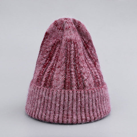 Image of Winter Hat Real Rabbit Fur Unisex Beanie Hat