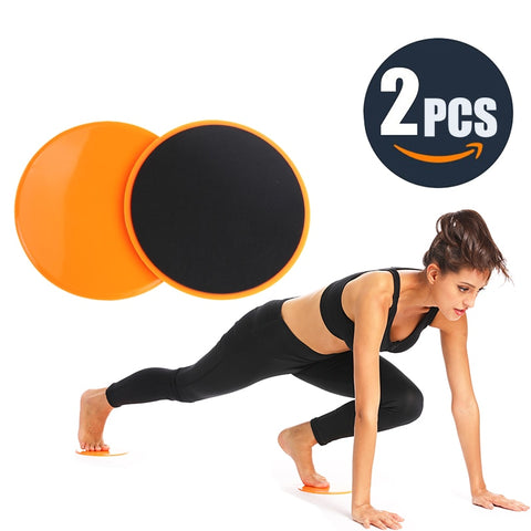 Image of 2Pcs Professional Gliding Discs Yoga Slider Fitness Disc Exercise Sliding Plate Pilates workout Abdominal Training Equipment Accessories