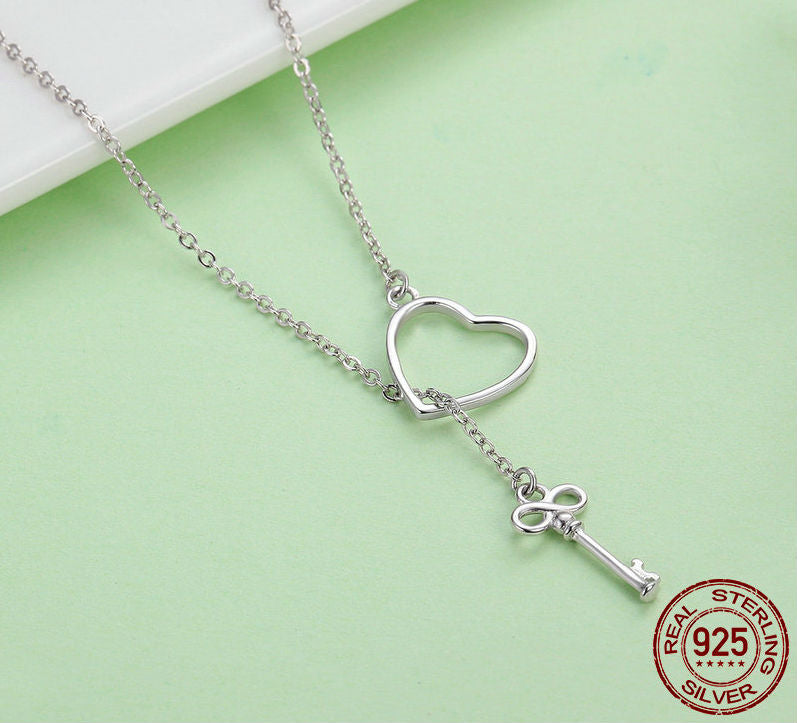 The Key To Your Heart Pendant Necklaces