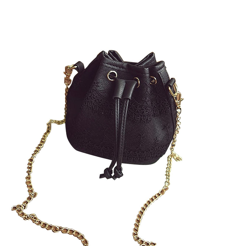 Lace Satchel Cross Body Handbag