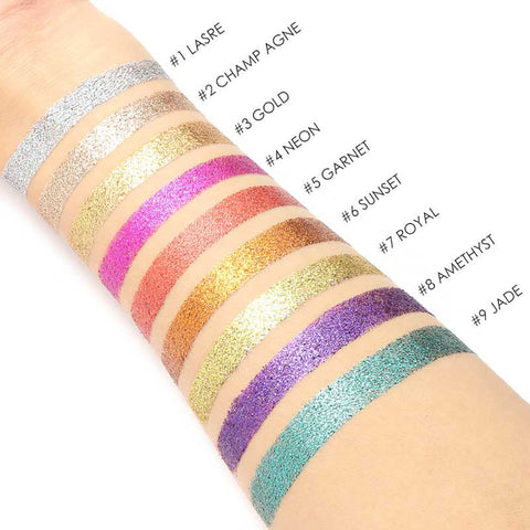 Image of 9 Color Shimmer Glitter Eye Powder Palette Matte Cosmetic Makeup Gift
