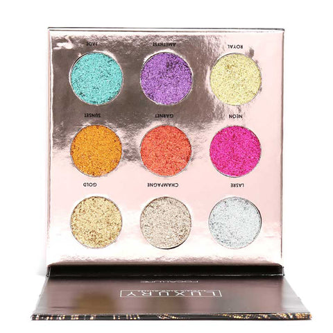 Image of 9 Color Shimmer Glitter Eye Powder Palette Matte Cosmetic Makeup Gift