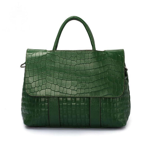 Image of Crocodile Alligator Textured Leather Handbags