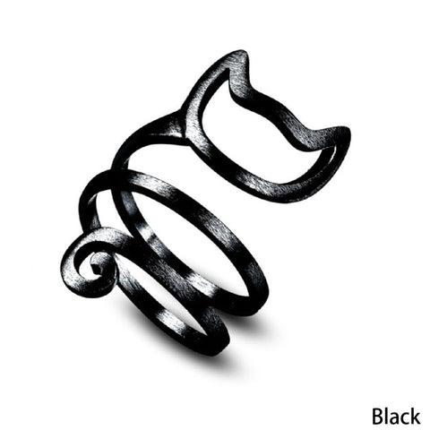 Image of Cat Wrap Adjustable Ring