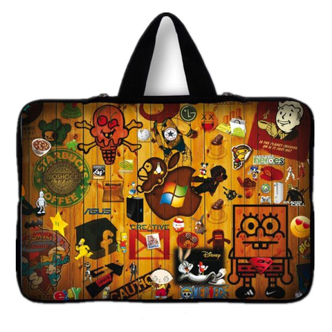 Computer Bag Zipper Laptop Sleeve Case For 10.1" to 17.3'' Notebook Bag Size - 15.6 inch