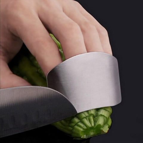 Image of Chop Safe Finger Guard Protect Finger Stainless Steel Kitchen Hand Protector