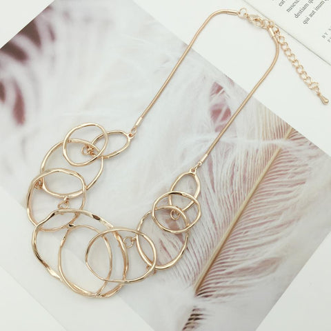 Image of Geometric Multilayer Necklaces