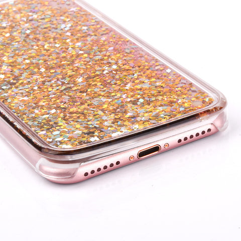 Image of LOVECOM Dynamic Liquid Glitter Colorful Paillette Sand Quicksand Hard Back Cover Phone Case For iPhone 6 6S 7 7 Plus