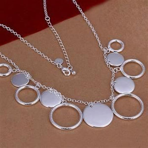 Circle 925 Sterling Silver Necklace