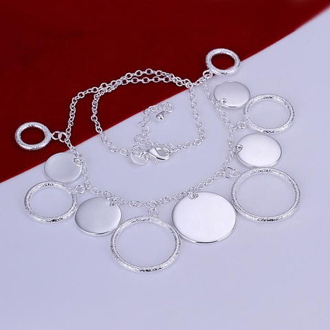 Image of Circle 925 Sterling Silver Necklace
