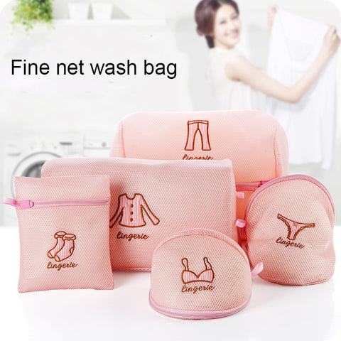 Image of NEW Zippered Mesh Laundry Wash Bags Foldable Delicates Lingerie Bra Socks Underwear Washing Machine Clothes Protection Net