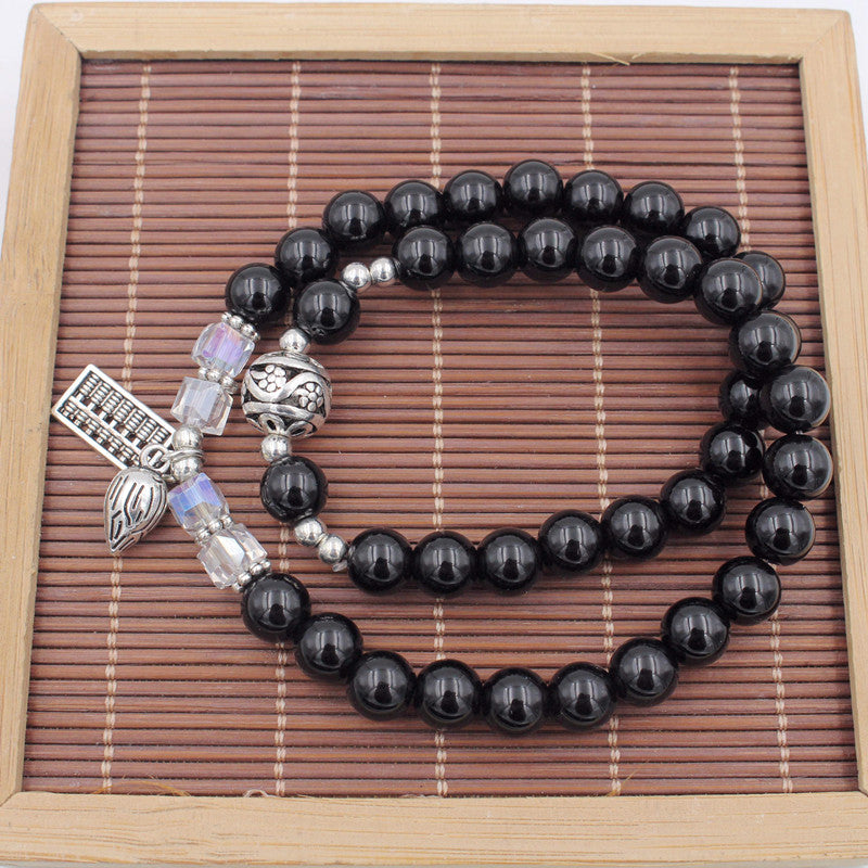 Natural Black Onyx Stress Reducing Bracelets