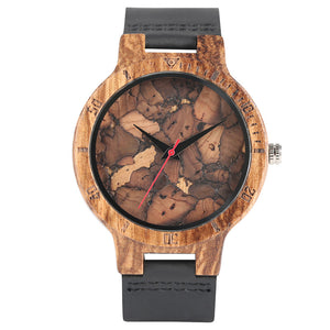 Wood Watches for Men Vintage Handcrafted Wooden Male