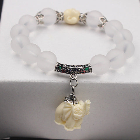 Elephant bracelet for women smile Buddha charms handmade bracelet jewelry 