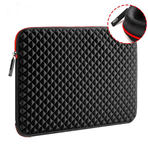 Image of Waterproof Shockproof Laptop sleeve13.3 15.6 17 17.3 inch Laptop Sleeve Waterproof Shockproof Diamond pattern Skin Notebook Case Bag