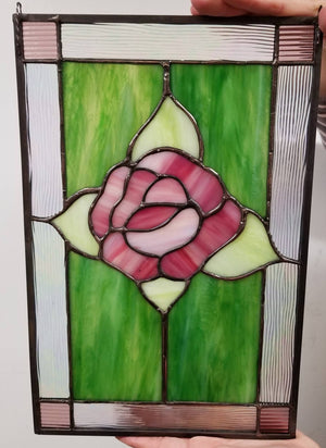 Rockwell Glass Studio Stained Glass Rose Window