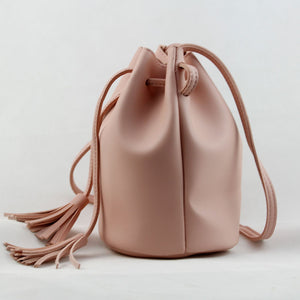 Oh So Cute Bucket Bag with Tassels