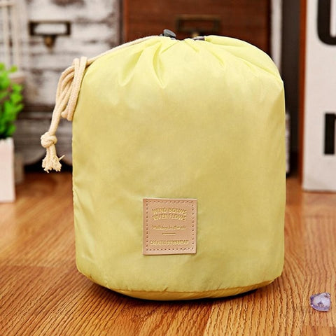 Image of Waterproof Cosmetic Bag Drawstring Makeup Bag Beauty Case