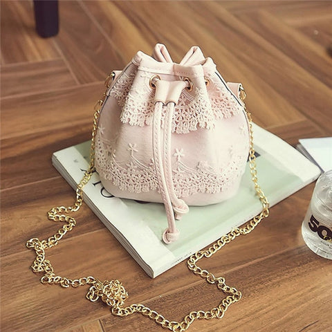 Image of Lace Satchel Cross Body Handbag