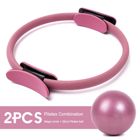 Image of 5PCS Yoga Ball Magic Ring Pilates Circle Exercise Equipment Workout Fitness Training Resistance Support Tool Stretch Band Gym Yoga Circles