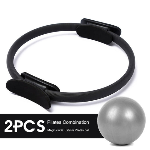 Image of 5PCS Yoga Ball Magic Ring Pilates Circle Exercise Equipment Workout Fitness Training Resistance Support Tool Stretch Band Gym Yoga Circles
