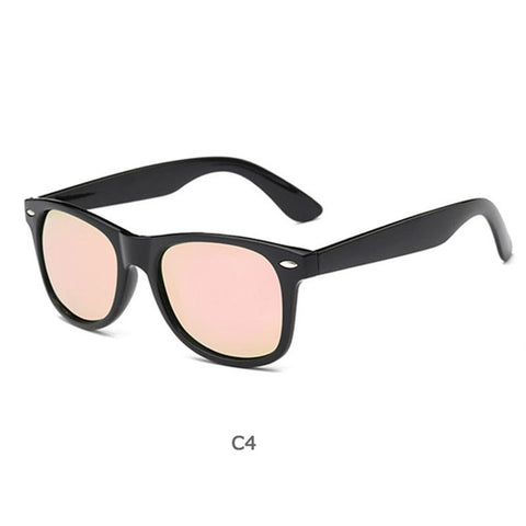 Image of Sunglasses Men Polarized Women Small Vintage Classic Sun Glasses Mirror Eyeglasses UV400 With Cases