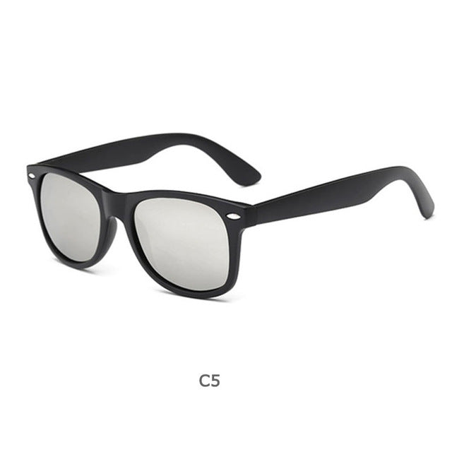Sunglasses Men Polarized Women Small Vintage Classic Sun Glasses Mirror Eyeglasses UV400 With Cases