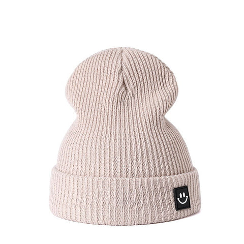 Image of Winter Knitted Unisex Hat Cotton Beanie
