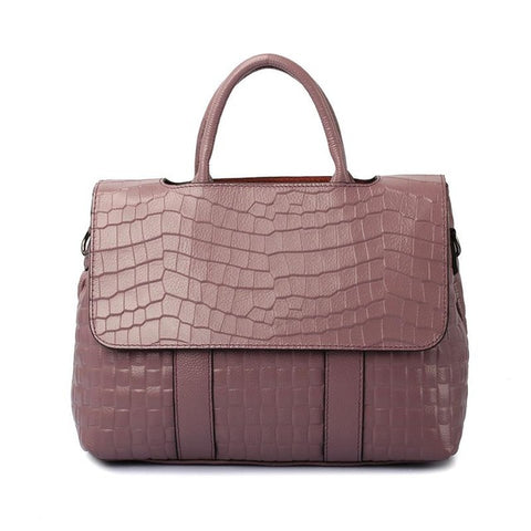 Image of Crocodile Alligator Textured Leather Handbags