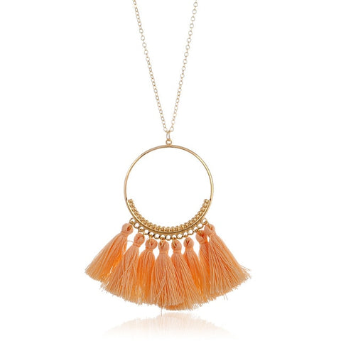 Image of Bohemian Tassel Necklace