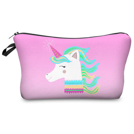 Unicorn Makeup Bags Multicolor Pattern Cute Cosmetics bags