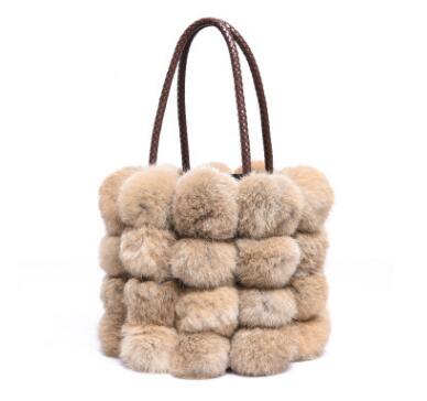 Image of Rabbit Fur Handbag